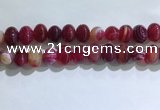 CNG8382 15.5 inches 12*16mm nuggets striped agate beads wholesale