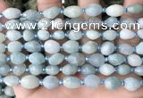 CNG8509 15.5 inches 6*8mm - 8*12mm faceted nuggets aquamarine beads