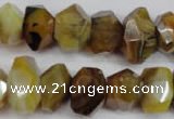 CNG851 15.5 inches 12*18mm – 13*22mm faceted nuggets agate beads