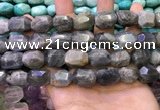 CNG8584 13*18mm - 15*20mm faceted nuggets labradorite beads