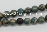 CNI03 16 inches 8mm round natural imperial jasper beads wholesale