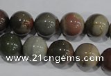 CNI205 15.5 inches 14mm round imperial jasper beads wholesale