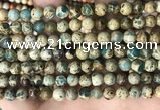 CNI401 15.5 inches 6mm round blue impression jasper beads
