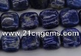 CNL1126 15.5 inches 10*10mm square lapis lazuli gemstone beads