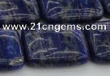 CNL1145 15.5 inches 18*25mm rectangle lapis lazuli gemstone beads