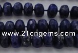 CNL1402 15.5 inches 4*6mm faceted rondelle lapis lazuli beads