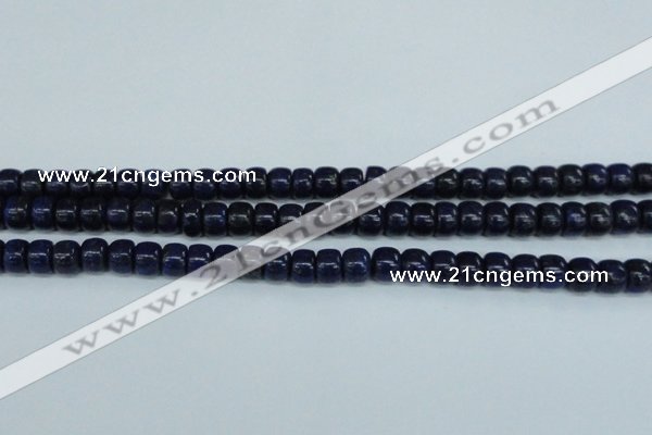 CNL1505 15.5 inches 6*9mm drum lapis lazuli beads wholesale
