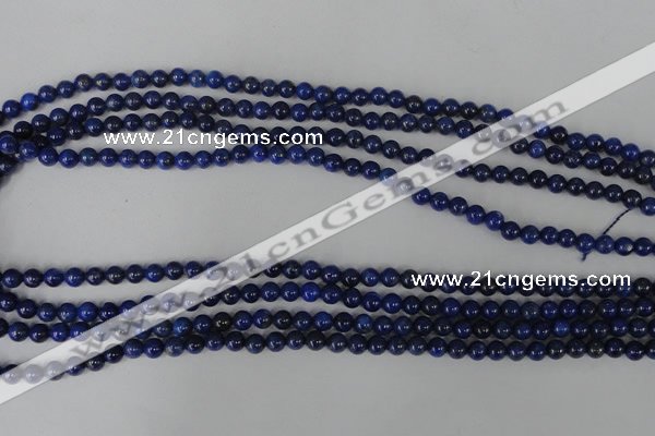 CNL401 15.5 inches 4mm round natural lapis lazuli gemstone beads
