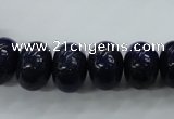 CNL865 15.5 inches 10*14mm rondelle natural lapis lazuli gemstone beads