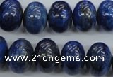 CNL866 15.5 inches 12*16mm rondelle natural lapis lazuli gemstone beads