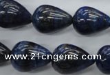CNL904 15.5 inches 15*20mm teardrop natural lapis lazuli gemstone beads