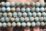 CNS303 15.5 inches 10mm round natural serpentine jasper beads