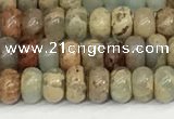 CNS323 15.5 inches 2.5*4mm rondelle serpentine jasper beads