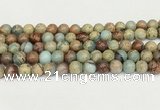 CNS332 15.5 inches 8mm round serpentine jasper beads wholesale