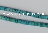 CNT21 16 inches 3-5mm heishi natural turquoise beads wholesale