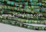 CNT215 15.5 inches 2.5*3mm heishi natural turquoise beads wholesale
