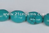 CNT34 16 inches 15*18mm nugget natural turquoise beads wholesale