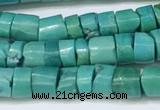 CNT531 15.5 inches 5mm - 5.5mm heishi turquoise gemstone beads