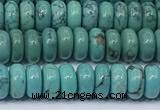 CNT543 15.5 inches 3*6mm rondelle turquoise gemstone beads