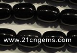 COB463 15.5 inches 12*16mm drum black obsidian beads wholesale