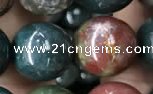 COJ334 15.5 inches 12mm round Indian bloodstone beads wholesale