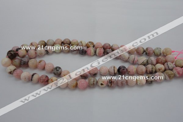 COP1253 15.5 inches 10mm round natural pink opal gemstone beads