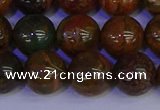 COP1365 15.5 inches 14mm round African green opal beads wholesale
