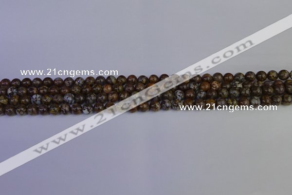 COP1370 15.5 inches 4mm round fire lace opal beads wholesale
