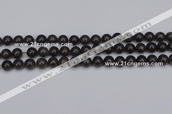 COP1442 15.5 inches 8mm round blue opal gemstone beads