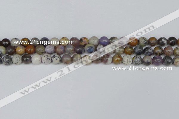 COP1512 15.5 inches 8mm round amethyst sage opal beads wholesale