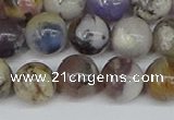 COP1514 15.5 inches 12mm round amethyst sage opal beads wholesale