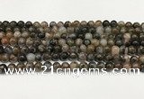 COP1800 15.5 inches 4mm round grey opal beads wholesale