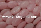 COP418 15.5 inches 10*14mm oval Chinese pink opal gemstone beads
