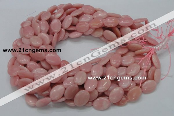 COP420 15.5 inches 18*25mm oval Chinese pink opal gemstone beads