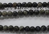 COP452 15.5 inches 6mm round natural grey opal gemstone beads