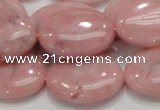 COP66 15.5 inches 18*25mm oval natural pink opal gemstone beads
