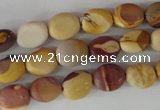 COV12 15.5 inches 8*10mm oval mookaite gemstone beads wholesale