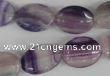 COV135 15.5 inches 13*18mm oval fluorite gemstone beads wholesale