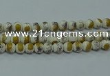 CPB753 15.5 inches 10mm round Painted porcelain beads
