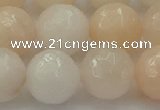 CPI215 15.5 inches 14mm faceted round pink aventurine jade beads