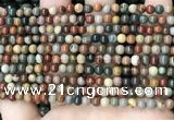 CPJ480 15.5 inches 4mm round polychrome jasper beads wholesale
