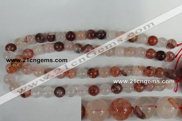 CPQ31 15.5 inches 12mm round natural pink quartz beads wholesale