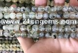 CPR352 15.5 inches 8mm faceted round prehnite beads wholesale