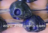 CPY828 15.5 inches 12*14*14mm skull pyrite gemstone beads