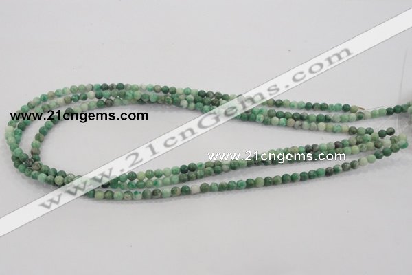 CQJ01 15.5 inches 4mm round Qinghai jade beads wholesale