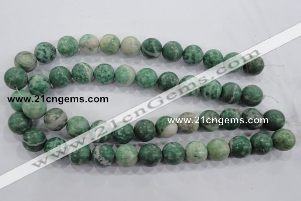 CQJ07 15.5 inches 16mm round Qinghai jade beads wholesale