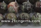 CRA116 15.5 inches 18mm round rainforest agate beads