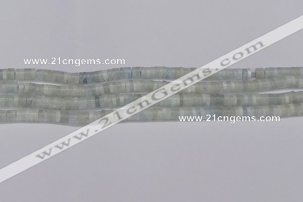 CRB1000 15.5 inches 2*4mm heishi aquamarine beads wholesale