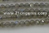 CRB1202 15.5 inches 3*4mm faceted rondelle labradorite beads