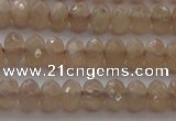 CRB210 15.5 inches 3*4mm faceted rondelle moonstone beads